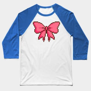 Pixel Bow Baseball T-Shirt